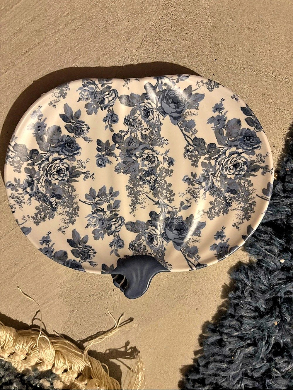 Blue & Cream Floral Cookware Set - Picture 2 of 4